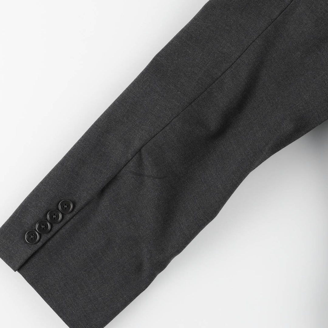 Brooks Brothers 346 Wool Tailored Jacket, Men's Size Medium wool Charcoal Vintage Second Hand