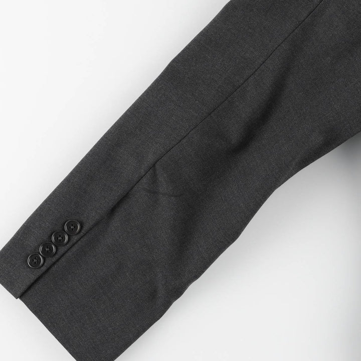 Brooks Brothers 346 Wool Tailored Jacket, Men's Size Medium wool Charcoal Vintage Second Hand