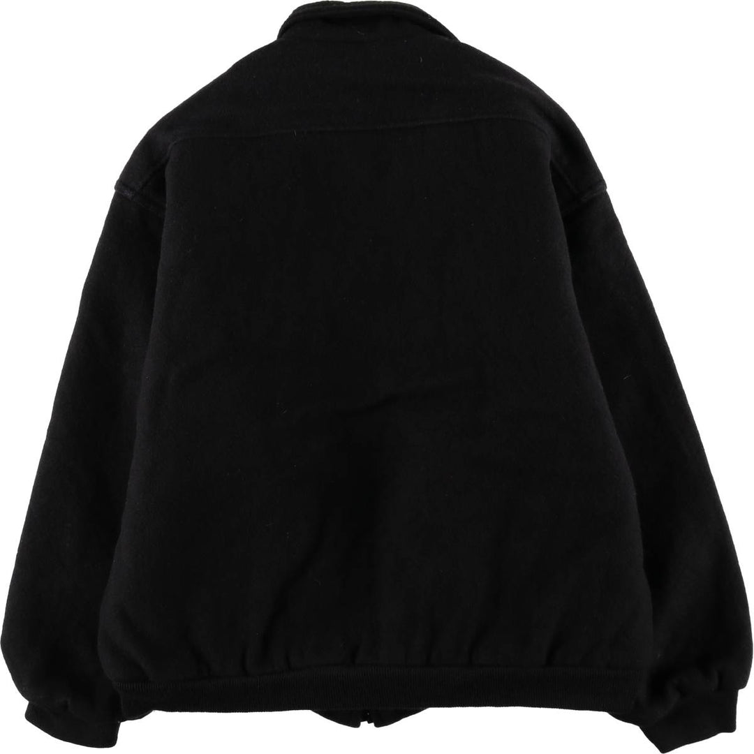 ~90'S Holloway Wool Sport Jacket, Made in USA, Men's XL equivalent, Vintage unclear black type Vintage Second Hand