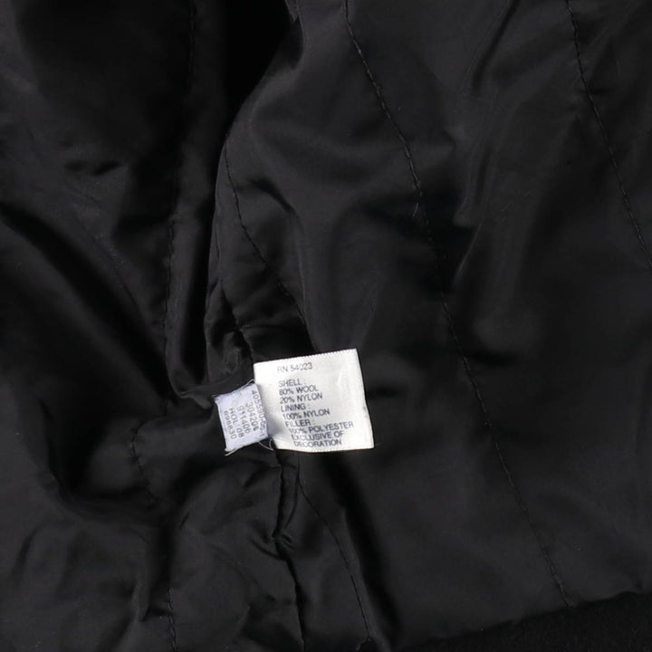 2000'S GAP padded wool sports jacket, men's size L wool black type Vintage Second Hand