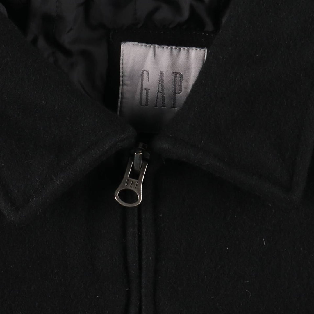 2000'S GAP padded wool sports jacket, men's size L wool black type Vintage Second Hand