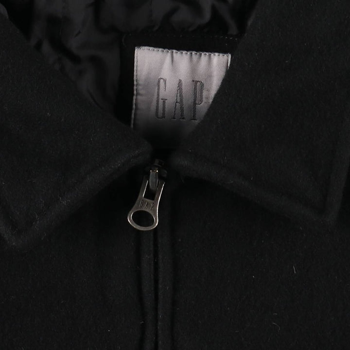 2000'S GAP padded wool sports jacket, men's size L wool black type Vintage Second Hand