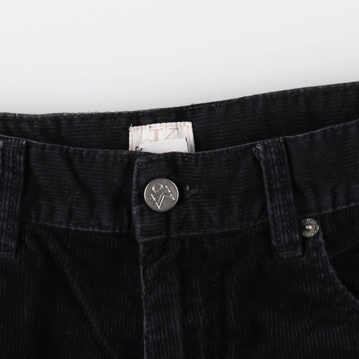 90s-00'S Calvin Klein corduroy jeans, men's size W33 (approx.) cotton black type Vintage Second Hand