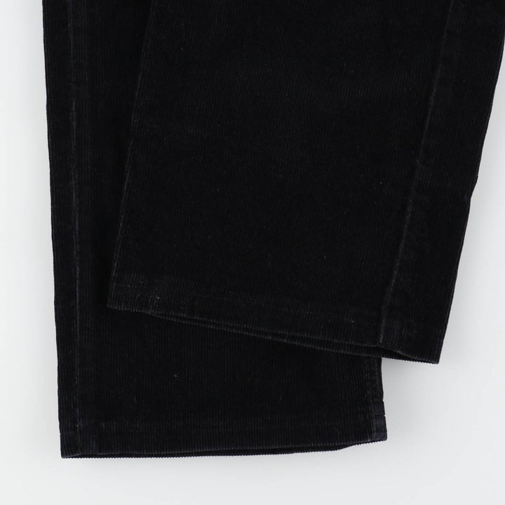 90s-00'S Calvin Klein corduroy jeans, men's size W33 (approx.) cotton black type Vintage Second Hand