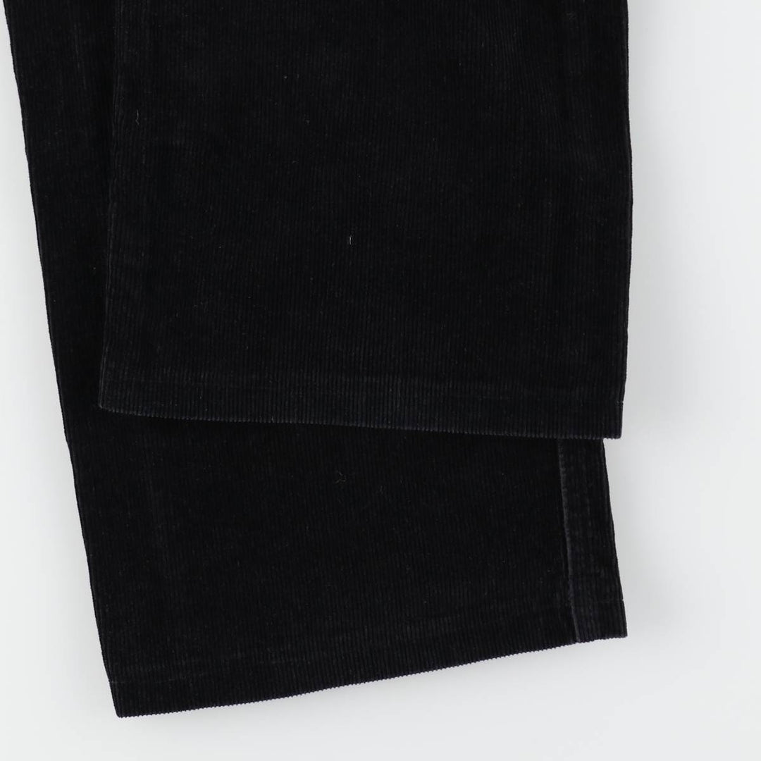 90s-00'S Calvin Klein corduroy jeans, men's size W33 (approx.) cotton black type Vintage Second Hand