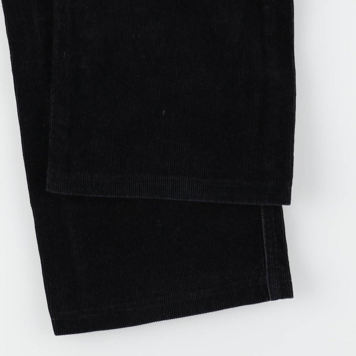 90s-00'S Calvin Klein corduroy jeans, men's size W33 (approx.) cotton black type Vintage Second Hand