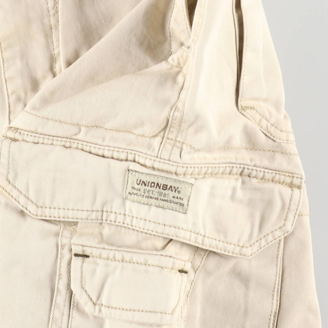 UNIONBAY Cargo Shorts, Men's Size W29 (approx.) cotton Beige type Vintage Second Hand