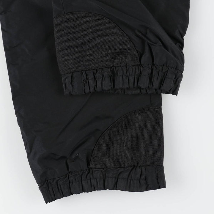 1980'S Columbia navy tag nylon pants, crinkly fabric, women's size M equivalent, vintage. Nylon black type Vintage Second Hand