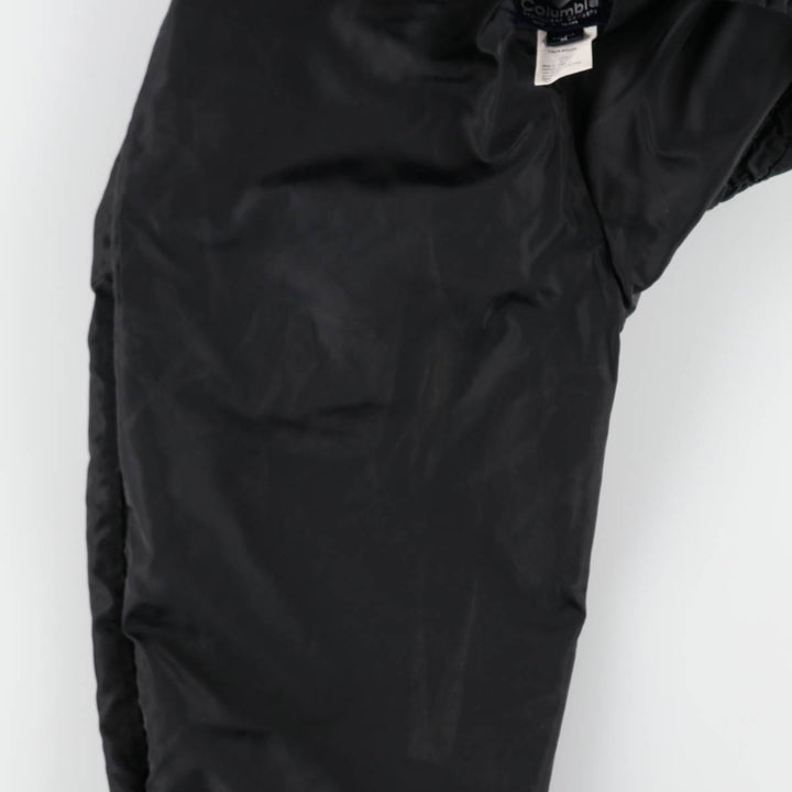 1980'S Columbia navy tag nylon pants, crinkly fabric, women's size M equivalent, vintage. Nylon black type Vintage Second Hand