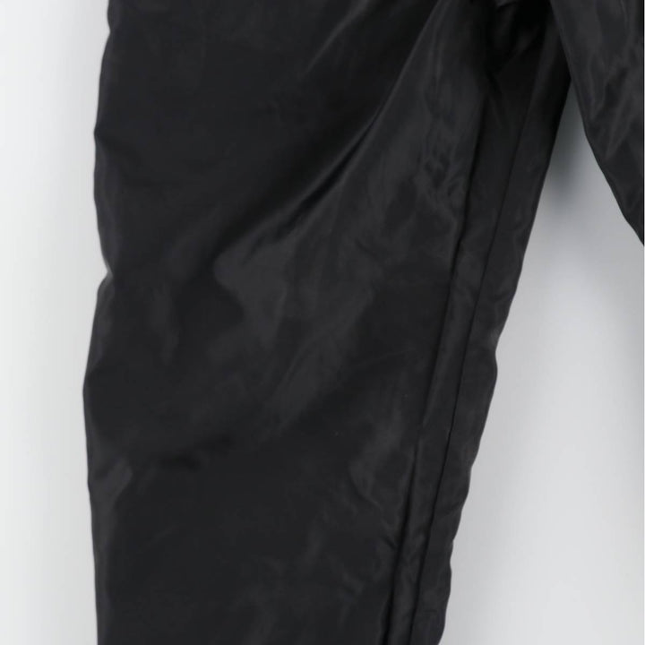 1980'S Columbia navy tag nylon pants, crinkly fabric, women's size M equivalent, vintage. Nylon black type Vintage Second Hand