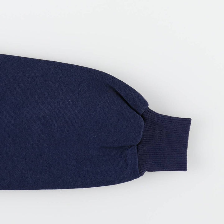 80s-90'S Wrangler Logo Sweatshirt, Made in Italy, Men's Size M (approx.), Vintage unclear navy blue type Vintage Second Hand