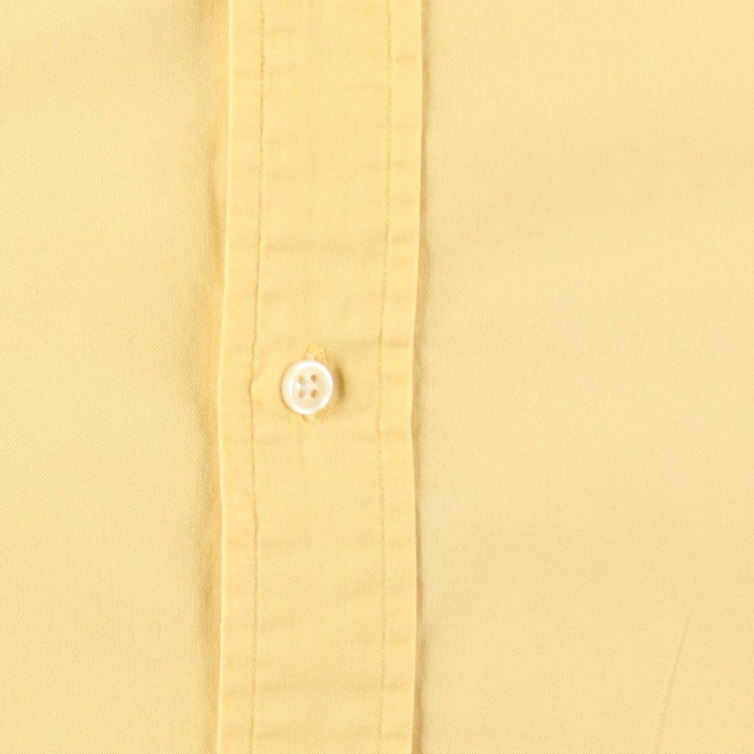 Ralph Lauren Classic Fit Long Sleeve Button-Down Shirt, Men's XL cotton yellow type Vintage Second Hand