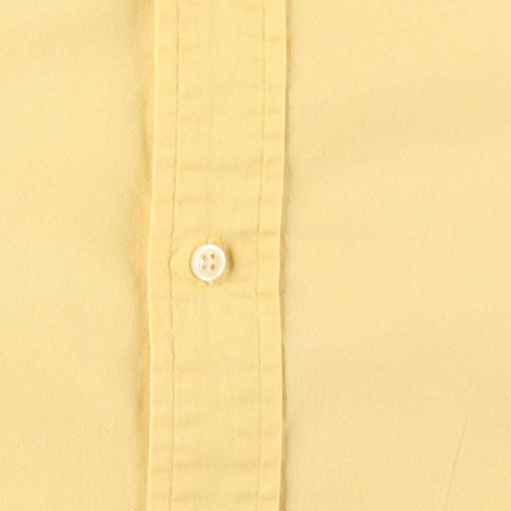 Ralph Lauren Classic Fit Long Sleeve Button-Down Shirt, Men's XL cotton yellow type Vintage Second Hand
