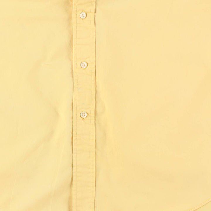Ralph Lauren Classic Fit Long Sleeve Button-Down Shirt, Men's XL cotton yellow type Vintage Second Hand
