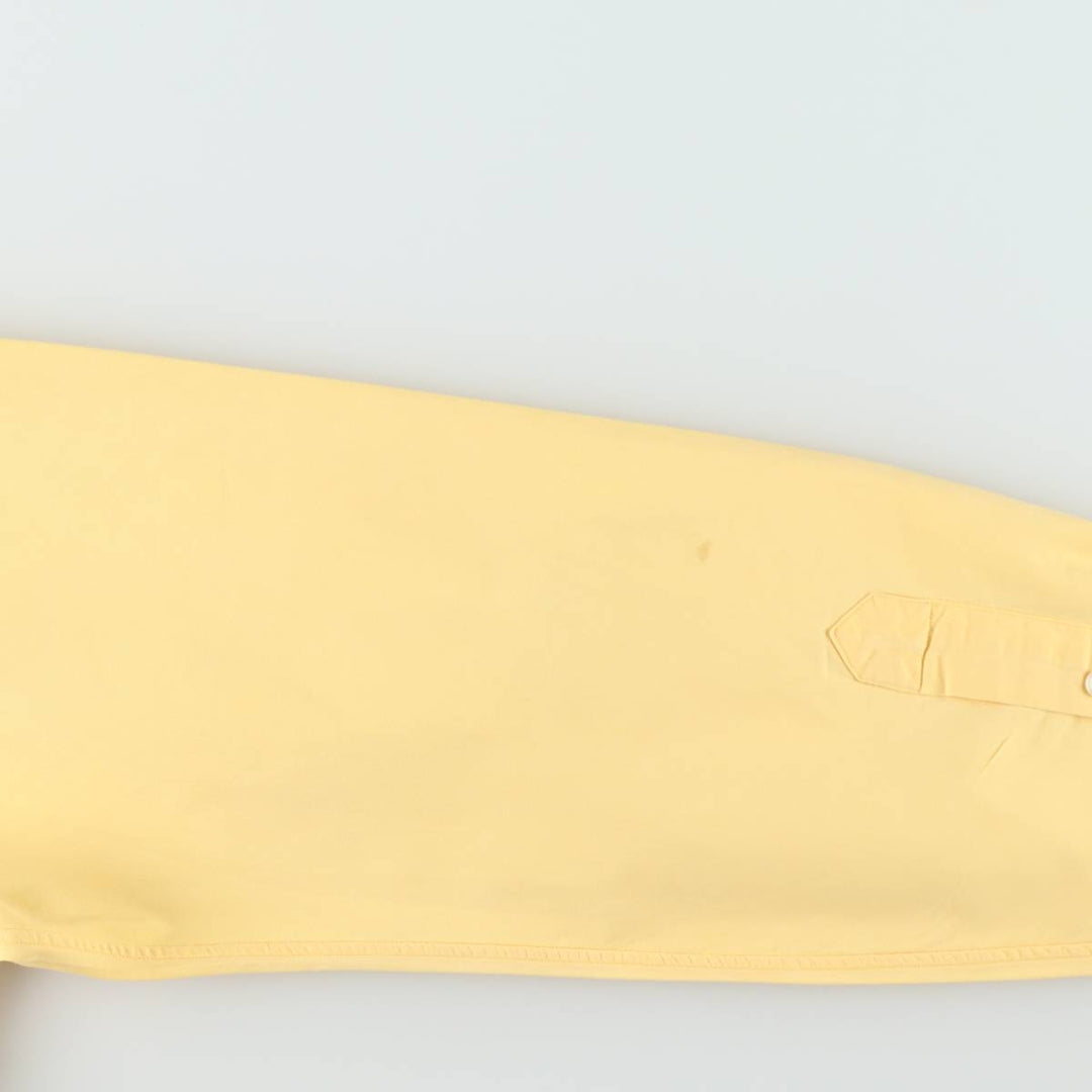 Ralph Lauren Classic Fit Long Sleeve Button-Down Shirt, Men's XL cotton yellow type Vintage Second Hand