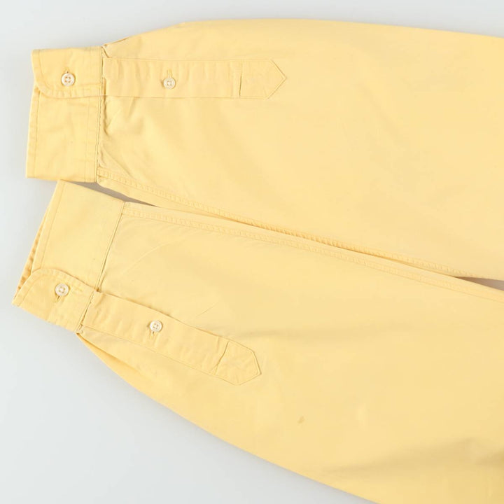 Ralph Lauren Classic Fit Long Sleeve Button-Down Shirt, Men's XL cotton yellow type Vintage Second Hand