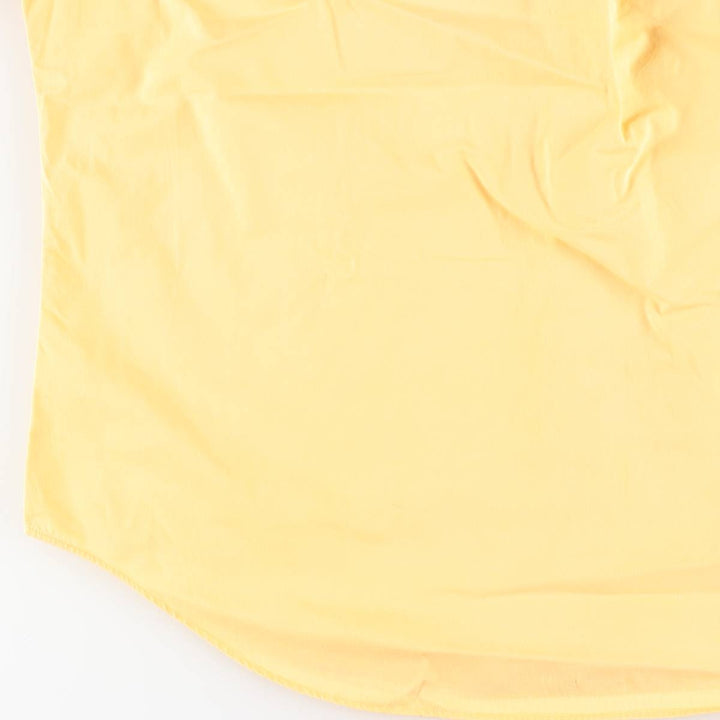 Ralph Lauren Classic Fit Long Sleeve Button-Down Shirt, Men's XL cotton yellow type Vintage Second Hand