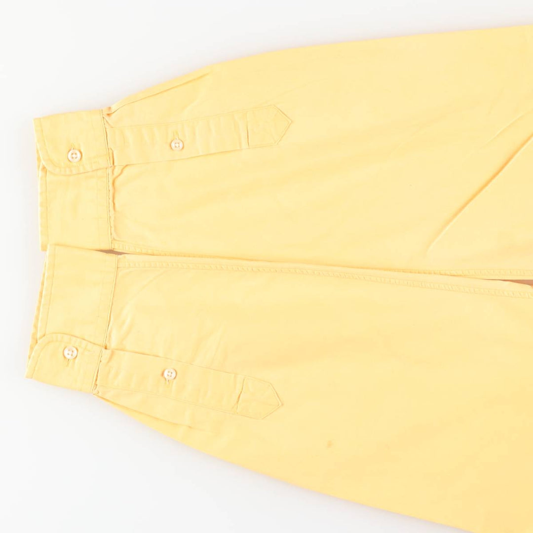 Ralph Lauren Classic Fit Long Sleeve Button-Down Shirt, Men's XL cotton yellow type Vintage Second Hand