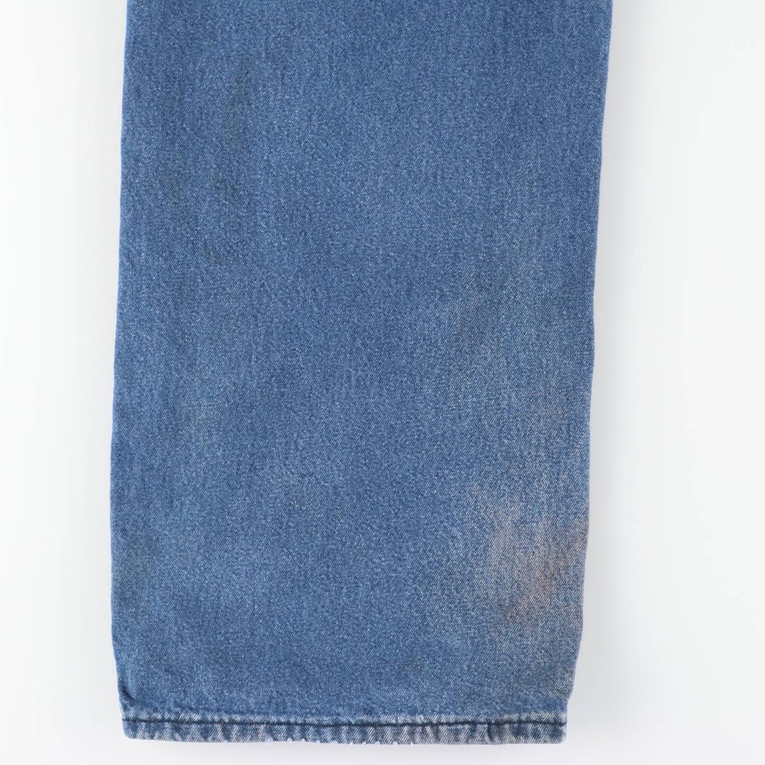 Round House Men's Denim Overalls, Made in the USA, Size W34 cotton blue type Vintage Second Hand