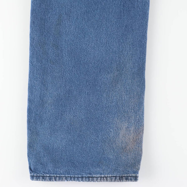 Round House Men's Denim Overalls, Made in the USA, Size W34 cotton blue type Vintage Second Hand