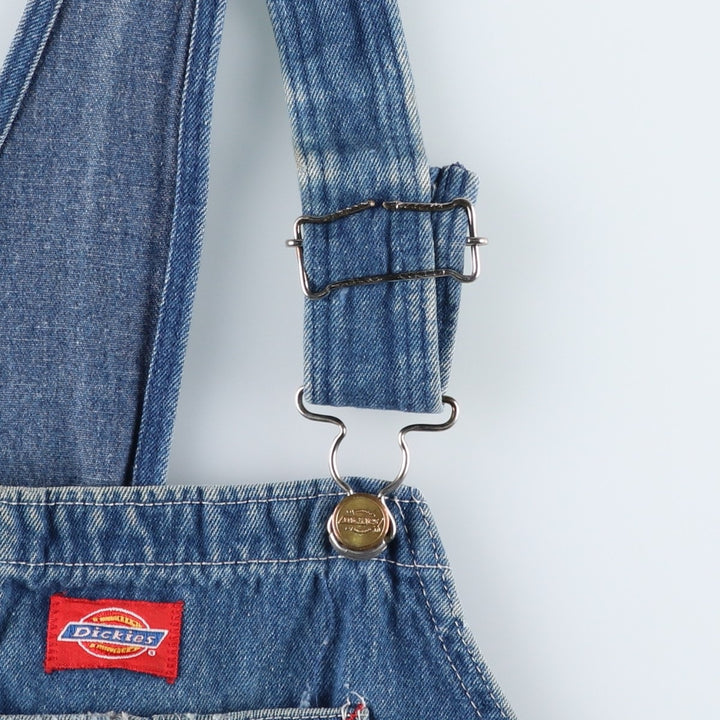 Oversized 90'S Dickies denim overalls, made in the USA, men's size W49, vintage cotton blue type Vintage Second Hand