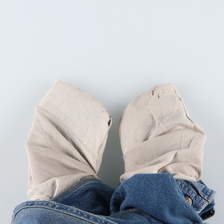 Oversized 90'S Dickies denim overalls, made in the USA, men's size W49, vintage cotton blue type Vintage Second Hand