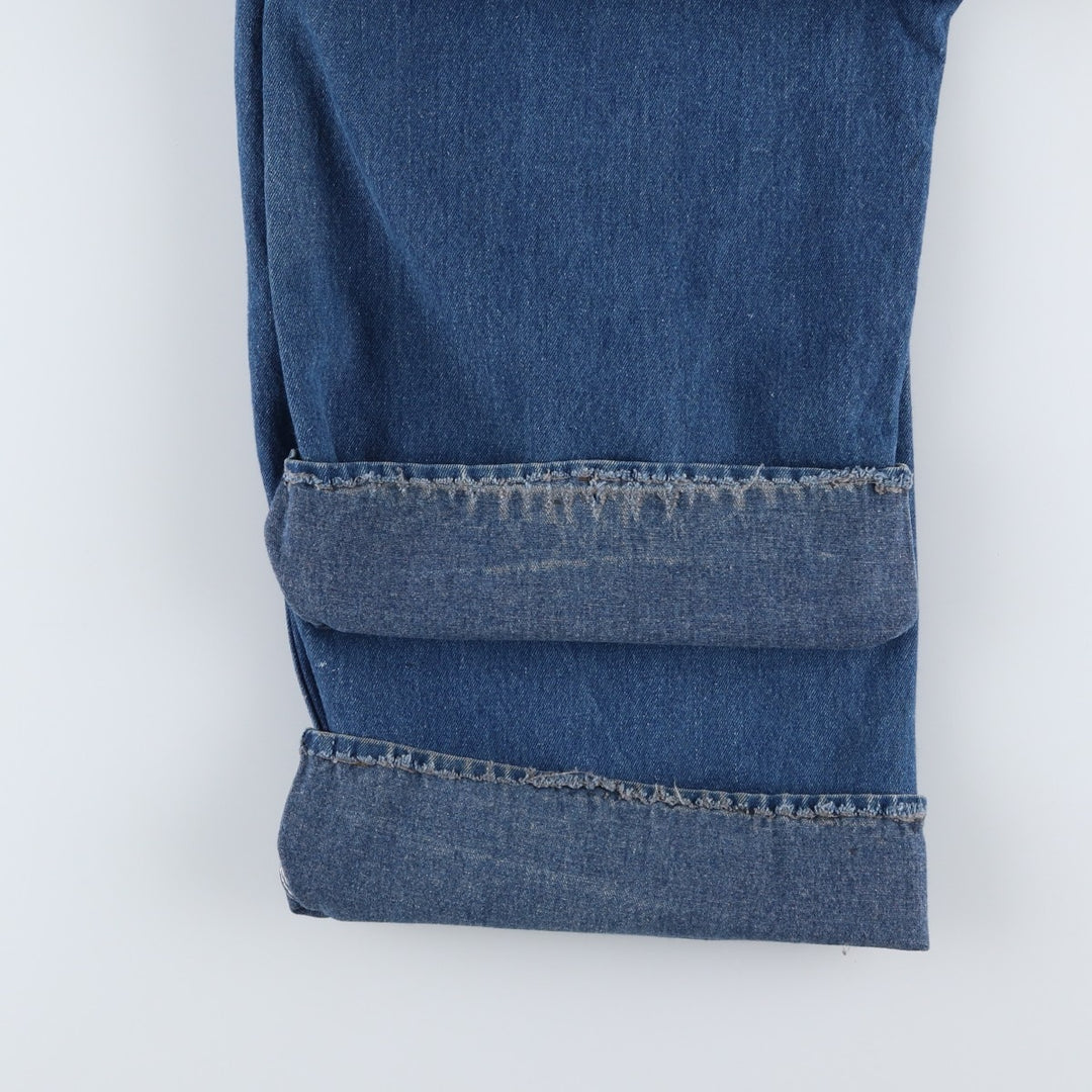 Oversized 90'S Dickies denim overalls, made in the USA, men's size W49, vintage cotton blue type Vintage Second Hand