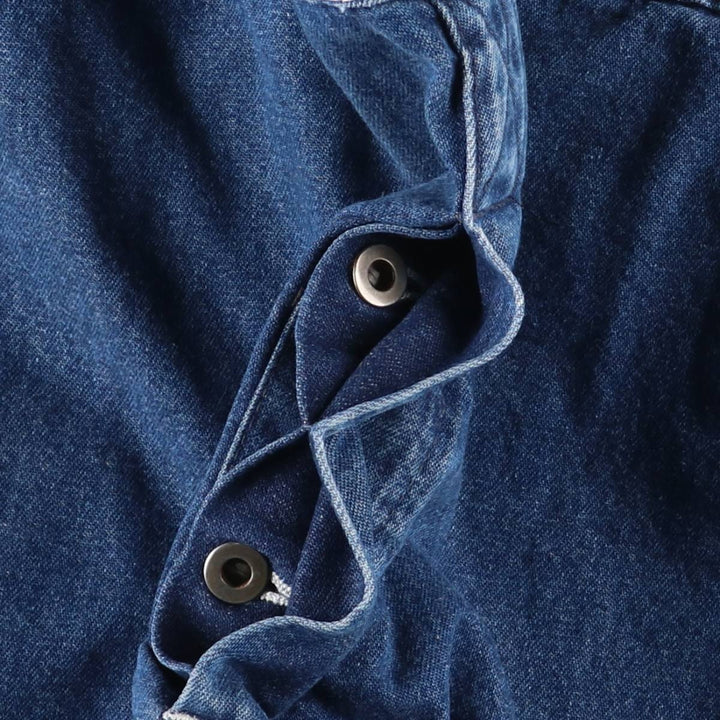 2000'S Carhartt oversized denim overalls, made in the USA, men's size W40 cotton blue type Vintage Second Hand