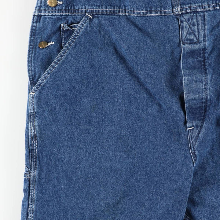 2000'S Carhartt oversized denim overalls, made in the USA, men's size W40 cotton blue type Vintage Second Hand