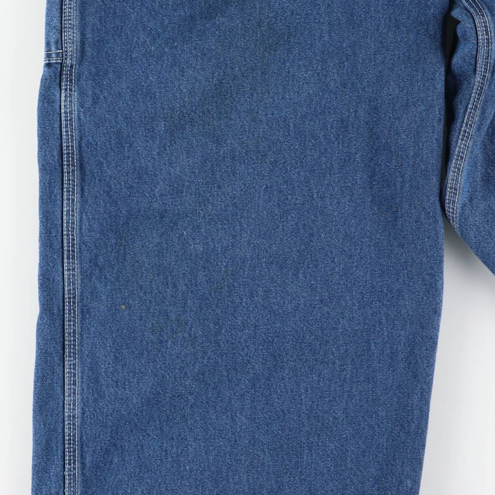 2000'S Carhartt oversized denim overalls, made in the USA, men's size W40 cotton blue type Vintage Second Hand