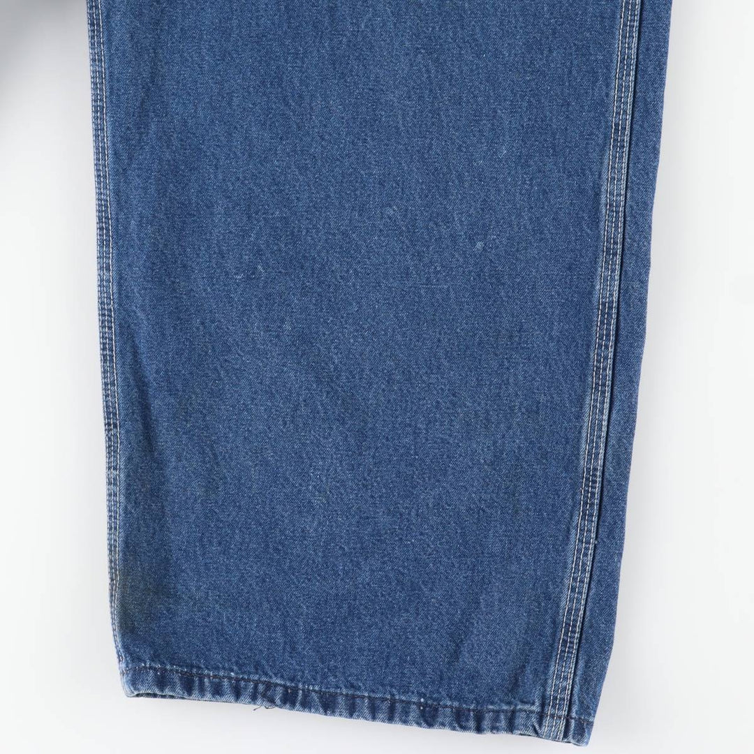 2000'S Carhartt oversized denim overalls, made in the USA, men's size W40 cotton blue type Vintage Second Hand