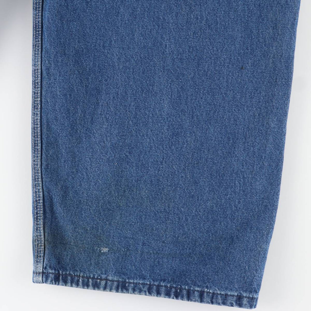 2000'S Carhartt oversized denim overalls, made in the USA, men's size W40 cotton blue type Vintage Second Hand
