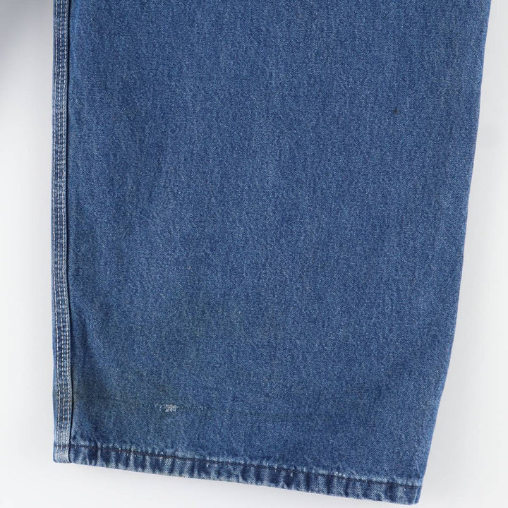 2000'S Carhartt oversized denim overalls, made in the USA, men's size W40 cotton blue type Vintage Second Hand