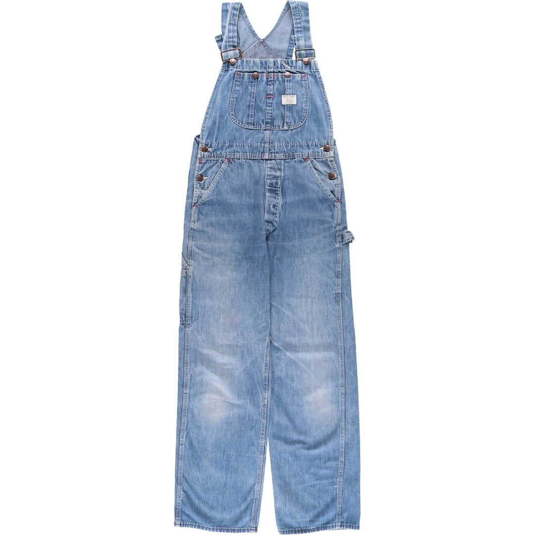 Vintage 1970'S Penney's BIG MAC denim overalls, men's size W31. cotton blue type Vintage Second Hand