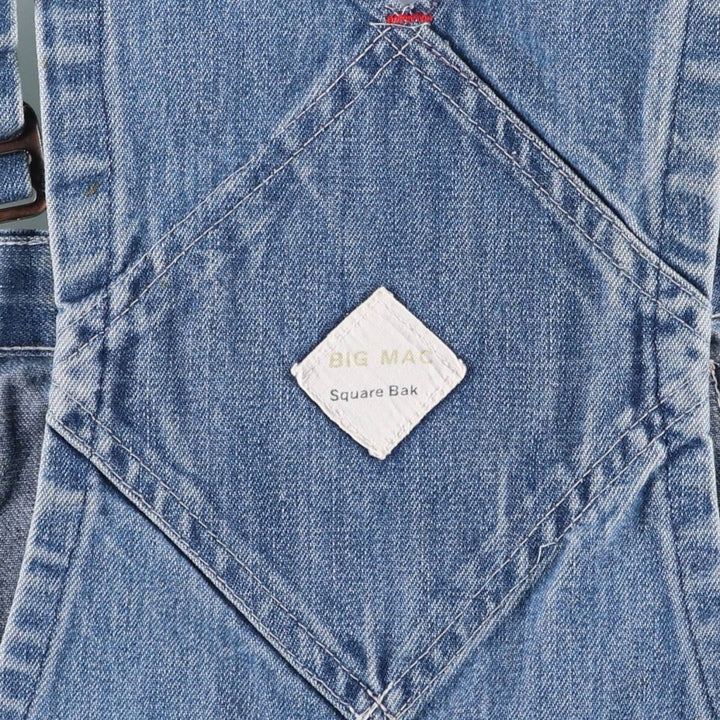 Vintage 1970'S Penney's BIG MAC denim overalls, men's size W31. cotton blue type Vintage Second Hand