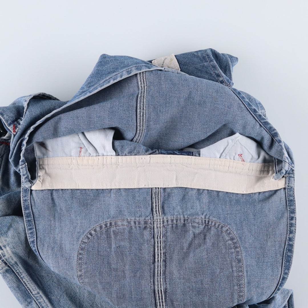 Vintage 1970'S Penney's BIG MAC denim overalls, men's size W31. cotton blue type Vintage Second Hand
