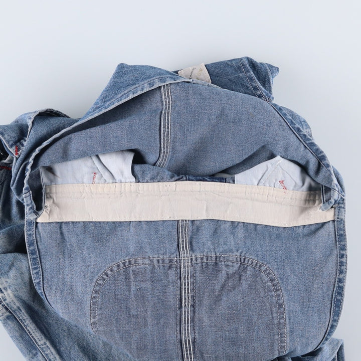 Vintage 1970'S Penney's BIG MAC denim overalls, men's size W31. cotton blue type Vintage Second Hand