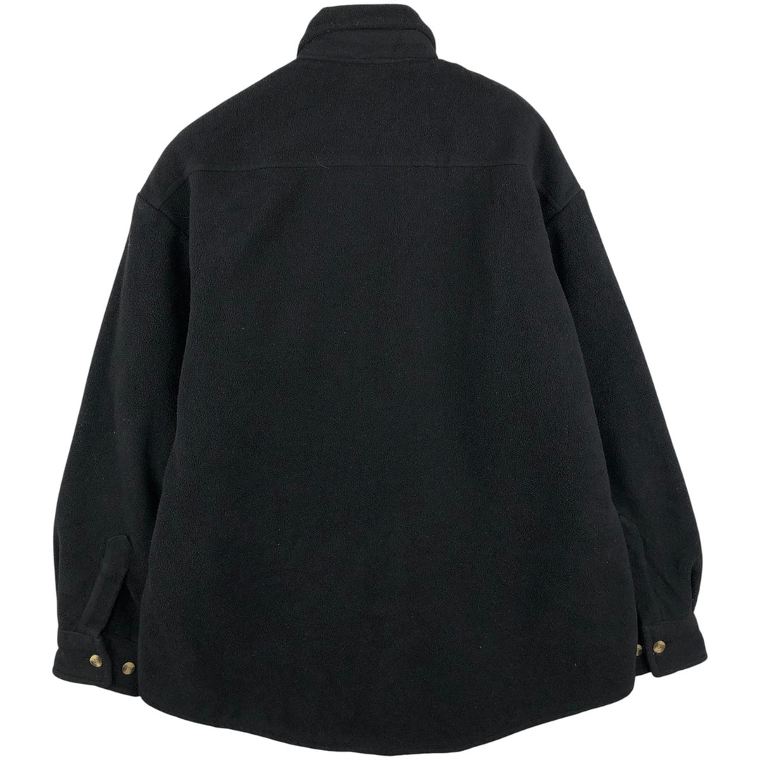 Dickies Men's Long Sleeve Fleece Shirt, Size XL unclear black type Vintage Second Hand