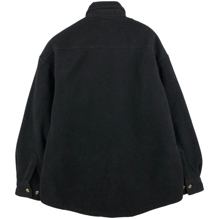 Dickies Men's Long Sleeve Fleece Shirt, Size XL unclear black type Vintage Second Hand