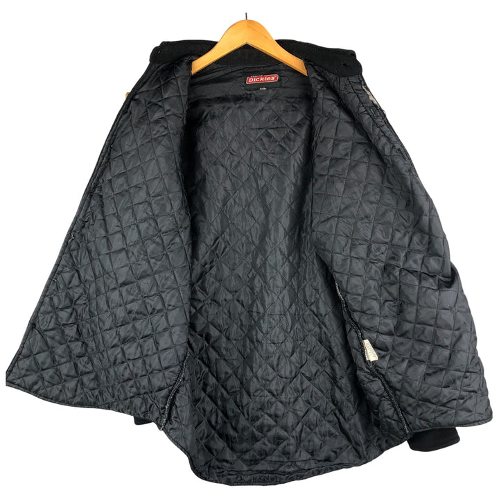 Dickies Men's Long Sleeve Fleece Shirt, Size XL unclear black type Vintage Second Hand