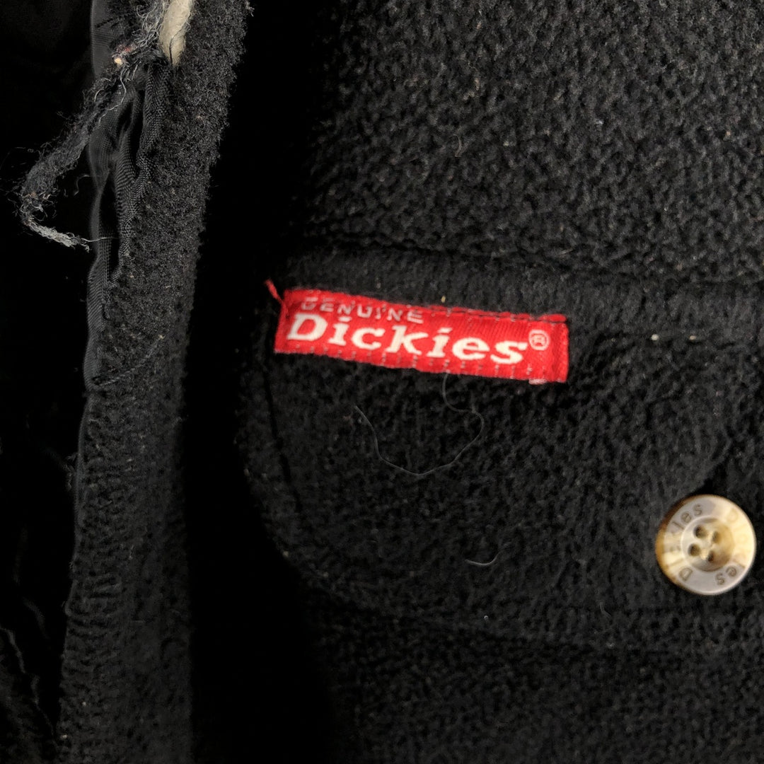 Dickies Men's Long Sleeve Fleece Shirt, Size XL unclear black type Vintage Second Hand