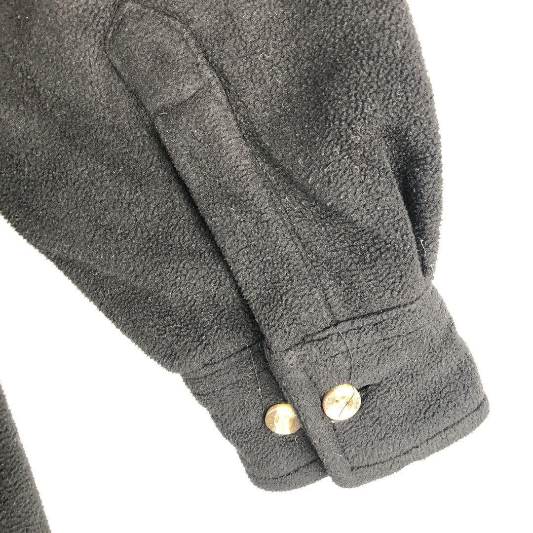 Dickies Men's Long Sleeve Fleece Shirt, Size XL unclear black type Vintage Second Hand