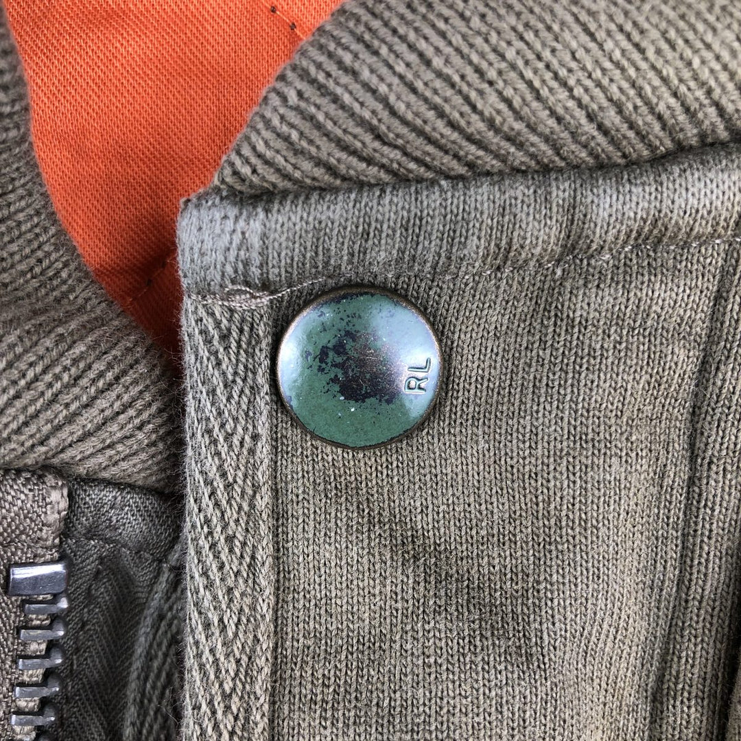 Ralph Lauren POLO RALPH LAUREN padded hunting vest, men's size S cotton Khaki type Vintage Second Hand