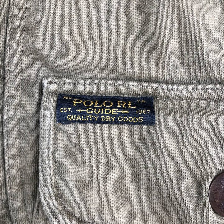 Ralph Lauren POLO RALPH LAUREN padded hunting vest, men's size S cotton Khaki type Vintage Second Hand