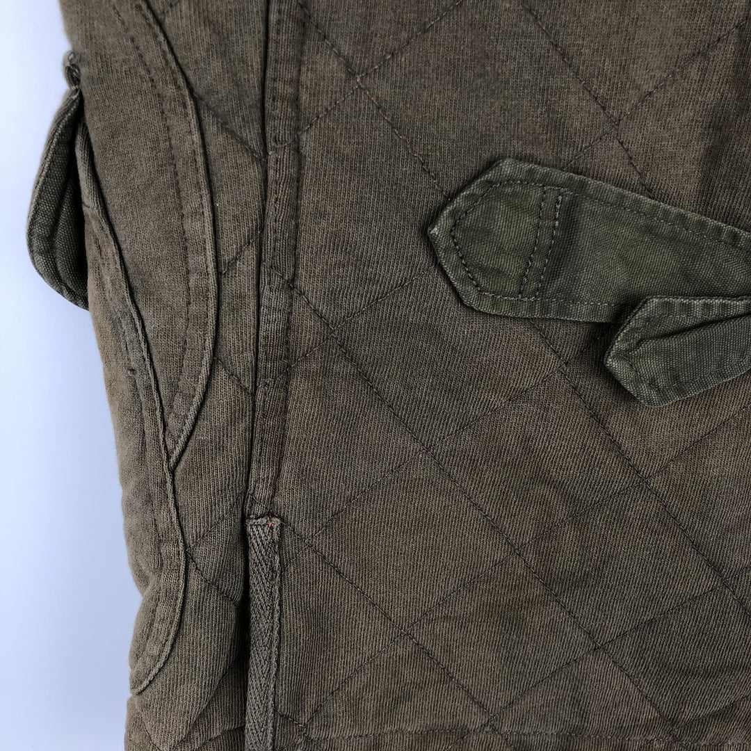 Ralph Lauren POLO RALPH LAUREN padded hunting vest, men's size S cotton Khaki type Vintage Second Hand