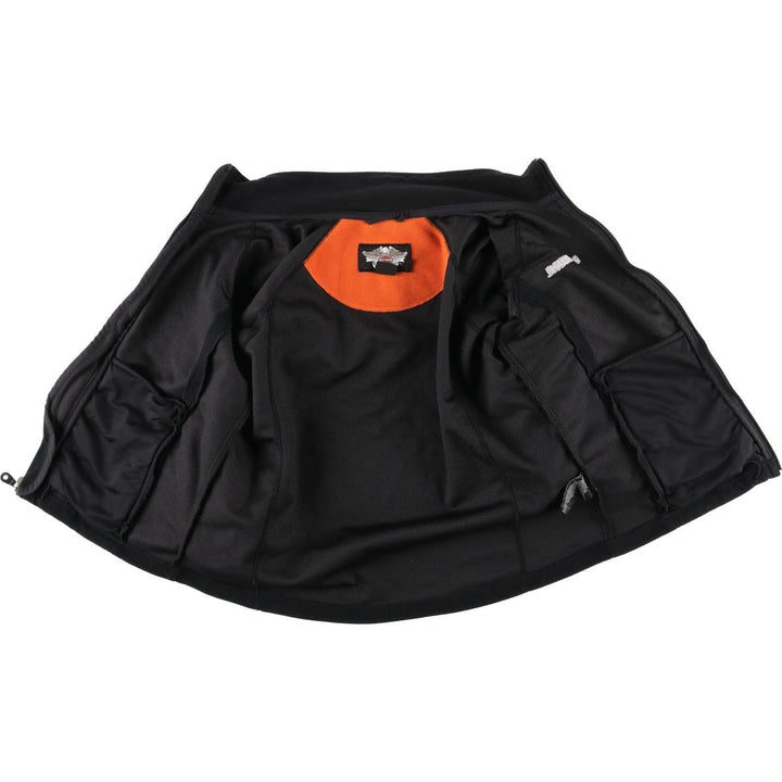 Harley-Davidson Fleece Jacket, Women's, Size M polyester black type Vintage Second Hand