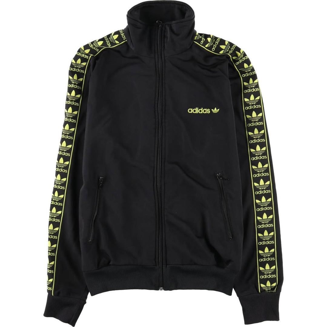 2000'S adidas Originals Jersey Track Jacket, Men's Size Small polyester black type Vintage Second Hand