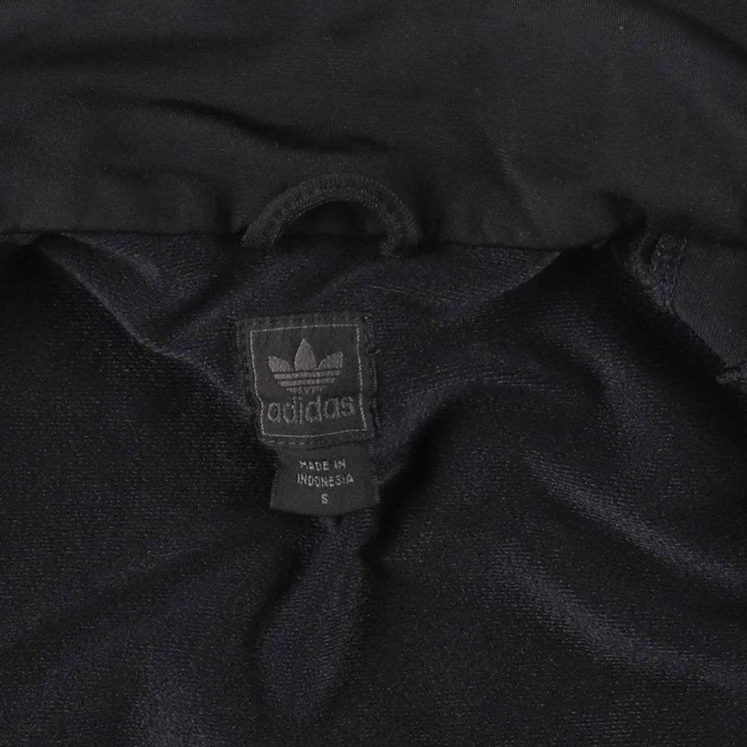 2000'S adidas Originals Jersey Track Jacket, Men's Size Small polyester black type Vintage Second Hand