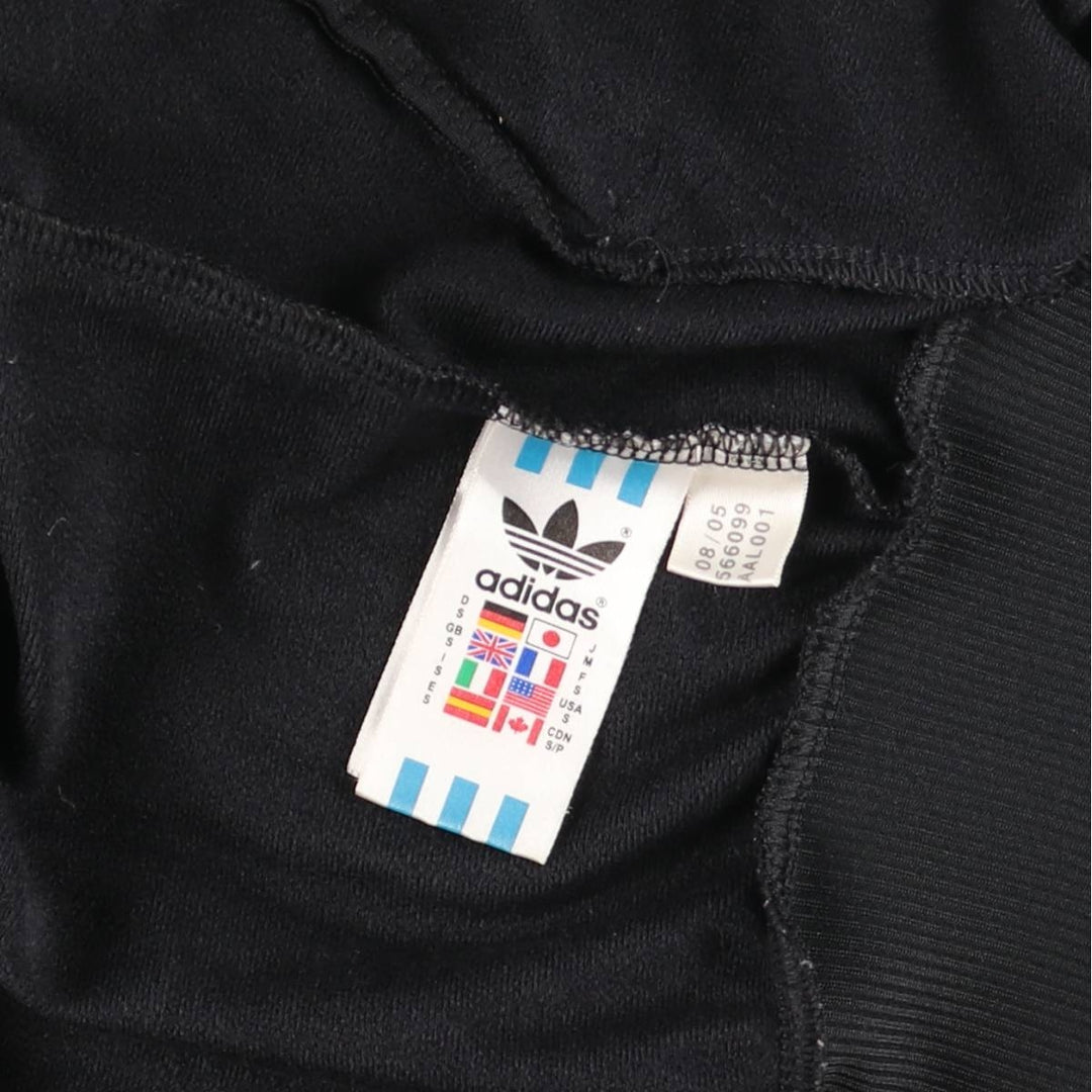 2000'S adidas Originals Jersey Track Jacket, Men's Size Small polyester black type Vintage Second Hand