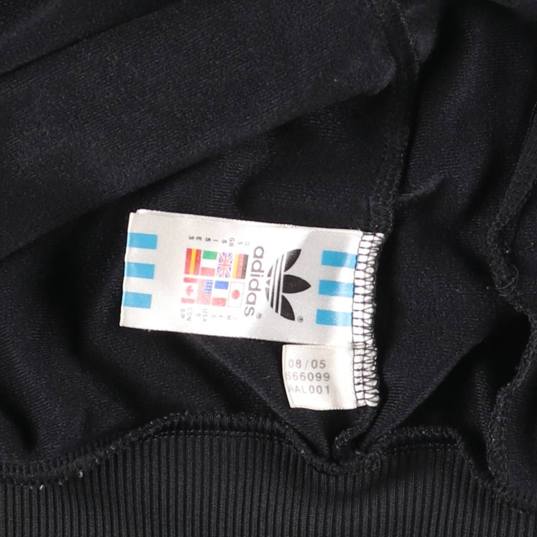 2000'S adidas Originals Jersey Track Jacket, Men's Size Small polyester black type Vintage Second Hand